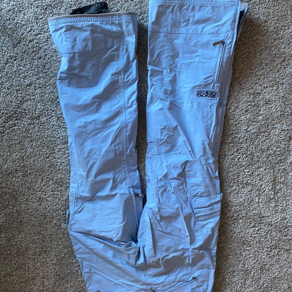 Sessions Ridge Series Light Blue Snow Pants - Picture 6 of 6